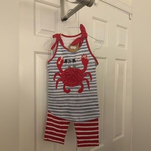 NWT Mudpie shirt and pants